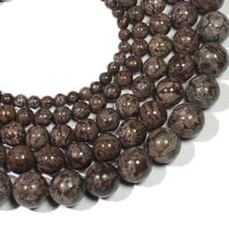 Natural Stone Beads Lava Tiger Eye Agate Amethyst Turquoises Round Loose Spacer Beads for Jewelry Making Diy Bracelet Charms