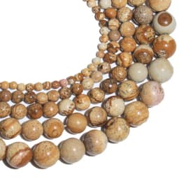 Natural Stone Beads Lava Tiger Eye Agate Amethyst Turquoises Round Loose Spacer Beads for Jewelry Making Diy Bracelet Charms