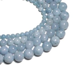 Natural Stone Beads Lava Tiger Eye Agate Amethyst Turquoises Round Loose Spacer Beads for Jewelry Making Diy Bracelet Charms