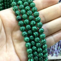 Natural Stone Beads Lava Tiger Eye Agate Amethyst Turquoises Round Loose Spacer Beads for Jewelry Making Diy Bracelet Charms