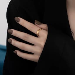 XIYANIKE Silver Color New Twisted Ring Creative Geometry Fashion Smooth Temperament French Jewelry Luxury Handmade