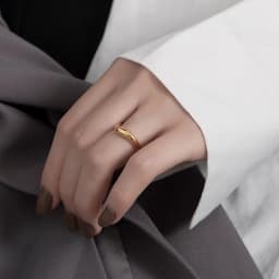 XIYANIKE Silver Color New Twisted Ring Creative Geometry Fashion Smooth Temperament French Jewelry Luxury Handmade