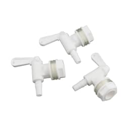 3pcs/lot White Plastic Spigot Bucket Bottling Spigot Fermenter Tap Faucet Replacement Homebrew Beer Wine Making Bar Tool
