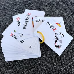 27 First Words Flashcards Alphabets ABC Animal Cards with 1 pen Scholastic Early Learners Educational Chidlren Kids Toys Gifts