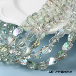 10Pcs/lot 12x9mm Flat Triangle Crystal Glass Loose Beads For Jewelry Making Handmade Accessories Fit Fashion Necklace Bracelets