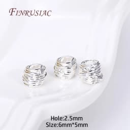 20/40/60Pcs 14K/18K Gold Plated Brass Weaving Ball Spacer Beads For DIY Bracelet Necklace Jewelry Making,Decorative Beads