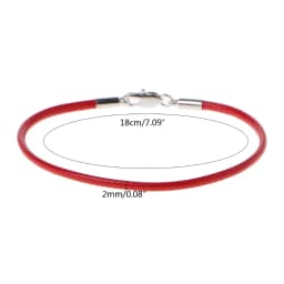 Lucky Simple Braided String Bracelets Kabbalah Bracelet Street Style Lobster Clasp Bracelet Charm DIY Jewelry Decoration Gifts