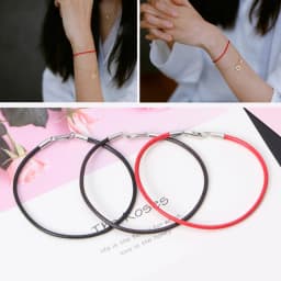 Lucky Simple Braided String Bracelets Kabbalah Bracelet Street Style Lobster Clasp Bracelet Charm DIY Jewelry Decoration Gifts