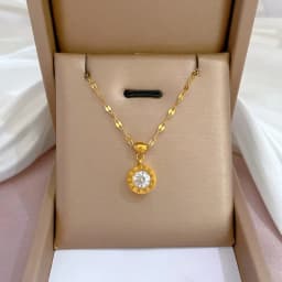 Classic Stainless Steel Roman Digital Wafer Pendant Necklace for Women Charm Geometry Round Shell Choker Chains Jewelry Gifts