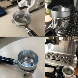 Aluminum Intelligent Dosing Ring For Bowl Coffee Powder Espresso Barista Tool For 51//53/54/58MM Profilter Coffee Tamper