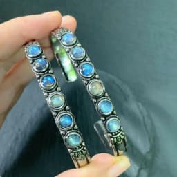 Natural Moonstone Bracelet Woman Man Wealthy Jewelry Luxury Elegant Romantic Simple Fine Jewelry