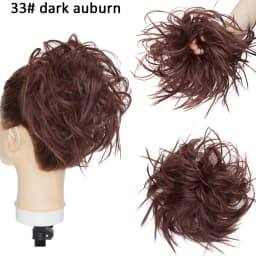 BENEHAIR Messy Hair Bun Hair Piece For Women Fluffy Tousled Updo Scrunchies Synthetic Wavy Scrunchy Ponytail 45g