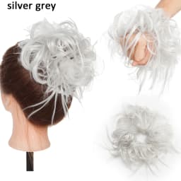 BENEHAIR Messy Hair Bun Hair Piece For Women Fluffy Tousled Updo Scrunchies Synthetic Wavy Scrunchy Ponytail 45g