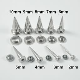 1 Set Unisex 2 In 1 Surgical Steel Fit Interchangeable Taper Plug Earlets Body Piercing Ear Expander Screw Back Gauges 2mm-10mm