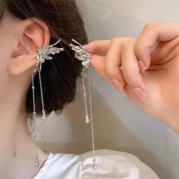 Fashion Zircon Butterfly Ear Clips Sparkling Rhinestone Ear Cuff Clips Earrings Without Piercing For Women Wedding Jewelry Gifts