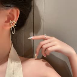 Fashion Zircon Butterfly Ear Clips Sparkling Rhinestone Ear Cuff Clips Earrings Without Piercing For Women Wedding Jewelry Gifts