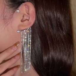 Fashion Zircon Butterfly Ear Clips Sparkling Rhinestone Ear Cuff Clips Earrings Without Piercing For Women Wedding Jewelry Gifts
