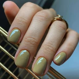 24p French Short Solid Color False Nails Simple & Elegant Design Fake Nail Art Full Coverage Detachable Artificial Press on Nail