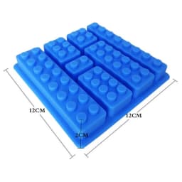 Robot Ice Bricks Cube Tray Silicone Mold Candy Moulds Chocolate Moulds For Kids Baking Minifigure Building Block Themes Set