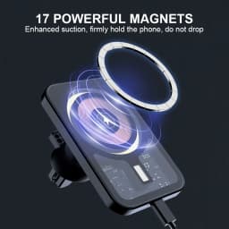 Magnetic Wireless Charger Car Air Vent Mount Phone Holder Stand Fast Charging Station For iPhone 13 14 15 16 17 Pro Max Macsafe