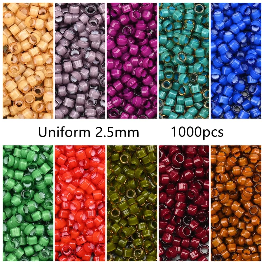 2.5mm 14g Small Japanese Beads Luster Colorful Small Craft Beads Charm For Jewelry Making Necklace Bracelet Diy Accessories