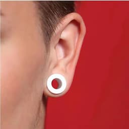 2PCS Flexible Silicone Skin Ear Tunnels Plugs Hollow Flesh Color Gauges Piercing Expander Earring Body Jewelry Earlets 3-20mm
