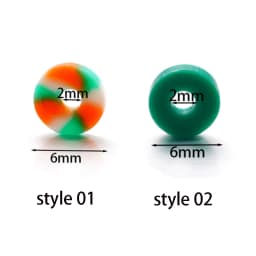 350Pcs/Lot 6mm Flat Round Polymer Clay Beads Loose Spacer Beads for Jewelry Making DIY Needlework Bracelet Necklace Earrings