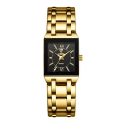 LiEBIG Luxury Golden Quartz Wristwatches For Female Girl Male Fashion 30m Waterproof Women Ladies Mens Watches Relogio Feminino