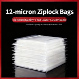 100pcs Zip Lock Plastic Bag Reclosable Transparent Bag Shoe Bag Vacuum Storage Bag Sanitary Bag Poly Clear Bags Thickness 0.12mm