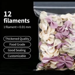 100pcs Zip Lock Plastic Bag Reclosable Transparent Bag Shoe Bag Vacuum Storage Bag Sanitary Bag Poly Clear Bags Thickness 0.12mm