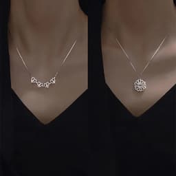 1pc Heart Shaped Four Leaf Clover Pendant Necklace Jewelry Zircon Women Love Clavicle Chain Gifts Openable ChokerJewelry