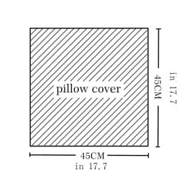 Shiny Holiday Accessories With Gold Stripe Decoration, Cushion Cover and Pillowcase Without Pillow Core