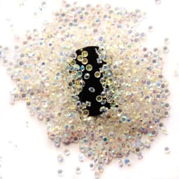 1440pcs Shiny Crystal AB Mini Pixie Nail Rhinestones Glitter 3D Micro Diamonds for Nails Art DIY Accessories