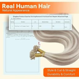 Full Shine U Tip Hair Extensions Fusion Hair Balayage Color 40-50g Keratin Glue Beads Prebonded Remy Human Hair Extensions