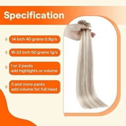 Full Shine U Tip Hair Extensions Fusion Hair Balayage Color 40-50g Keratin Glue Beads Prebonded Remy Human Hair Extensions