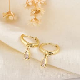Classic Gold Color Stainless Steel Geometric Circle Hoop Earrings for Women Charm Zircon Korean Jewelry Party Accessories Gift