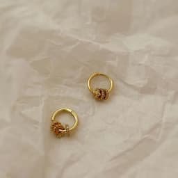 Classic Gold Color Stainless Steel Geometric Circle Hoop Earrings for Women Charm Zircon Korean Jewelry Party Accessories Gift