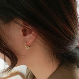 Classic Gold Color Stainless Steel Geometric Circle Hoop Earrings for Women Charm Zircon Korean Jewelry Party Accessories Gift
