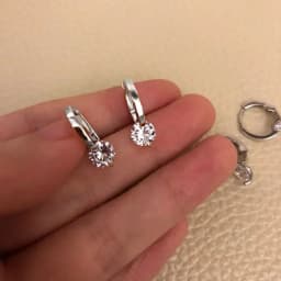 Classic Gold Color Stainless Steel Geometric Circle Hoop Earrings for Women Charm Zircon Korean Jewelry Party Accessories Gift