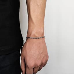 Hip Hop Stainless Steel Twist Chain Men Bracelet Retro Gold Color Fashion Bracelet For Women Trendy Jewelry Accessories