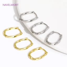 Trendy 18K Gold Plated Brass Geometric Hoop Earring Inlaid Zircon Twist Round Earring,Jewelry Party Gifts For Women Wholesale