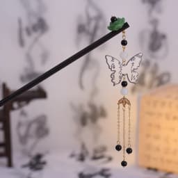 Vintage Butterfly Tassel Hairpin for Women Girl New Jewelry Gifts Headdress Hair Clip Chinese Hanfu Hair Sticks Accessories