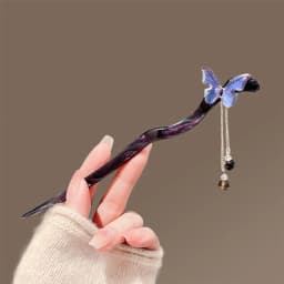 Vintage Butterfly Tassel Hairpin for Women Girl New Jewelry Gifts Headdress Hair Clip Chinese Hanfu Hair Sticks Accessories
