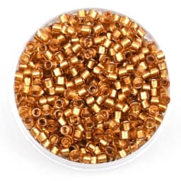 Gold Colour Inside Cylindrical Beads Japan Orignal Colors Glass Beads Bracelets Necklace Ring Making Small Beads For DIY