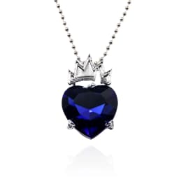 Movie Descendants Necklace Evie Fairest Red Heart Crown Pendant Necklace for Women Jewelrry Accessories