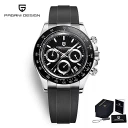 PAGANI DESIGN 2026 New Men's Watches Luxury Rose Gold Quartz Watch For Men 100M Waterproof Sports Chronograph Wristwatch Men