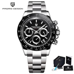 PAGANI DESIGN 2026 New Men's Watches Luxury Rose Gold Quartz Watch For Men 100M Waterproof Sports Chronograph Wristwatch Men