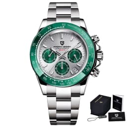 PAGANI DESIGN 2026 New Men's Watches Luxury Rose Gold Quartz Watch For Men 100M Waterproof Sports Chronograph Wristwatch Men