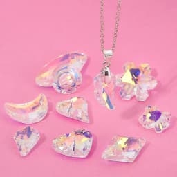 AB Color Crystal Pendant Beads Charms Multi -shape Glass Beads Jewelry Gems Stones for Jewelry Making Supplies DIY Earrings