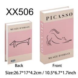Aperol Cocktail Luxury Fake Books Decoration Coffee Table Decorative Books Club Villa Hotle Decoration Shooting Props Home Extra
